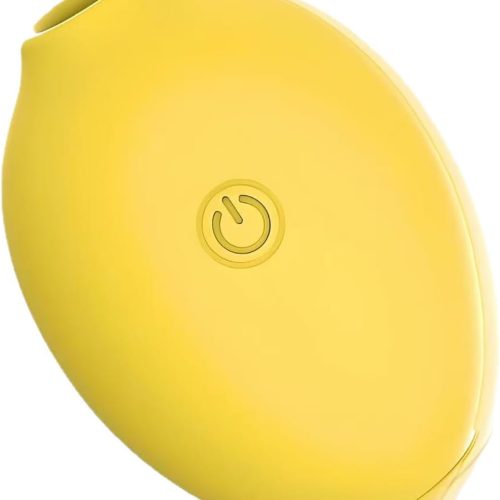 Lemon Sucking Vibrating Egg - 10 Modes Clitoral Sucking and Vibration, Female-Specific, Rechargeable Waterproof C-Spot Clitoral Stimulator, Silent Design, Cute Lemon Sex Toy