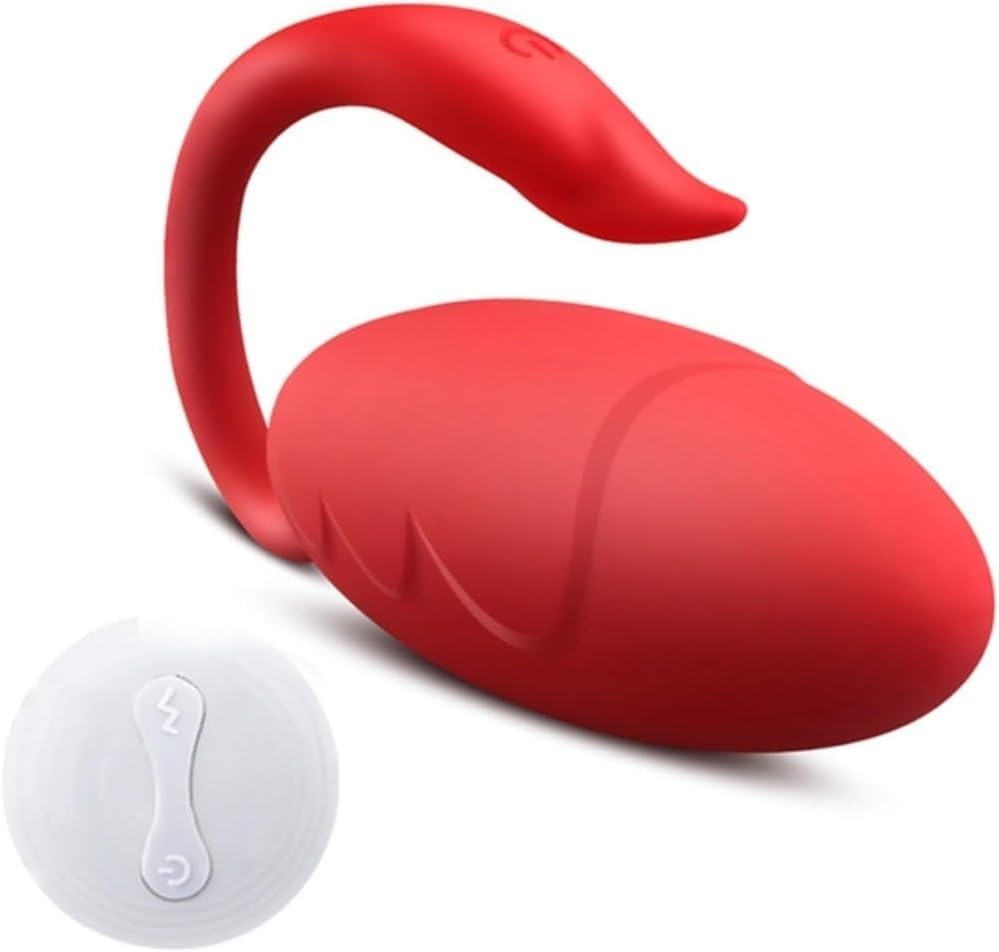 4123-0jf6vL._AC_SL1000_.jpg Vibrating Egg Sex Toy, Female Vibrator Dildo, G-Spot Couple Swan Style - Image 1