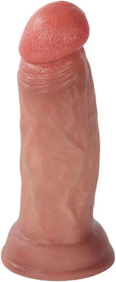 41FzGyEhSL._AC_SL1000_.jpg 6-Inch The Mushroom Guy Dildo. Realistic Dildo Without Balls, Non-Porous Silicone, with Strong Suction Cup - Ideal Adult Penis Toy for Women, Gay, and Couples - . No.43 - Image 1