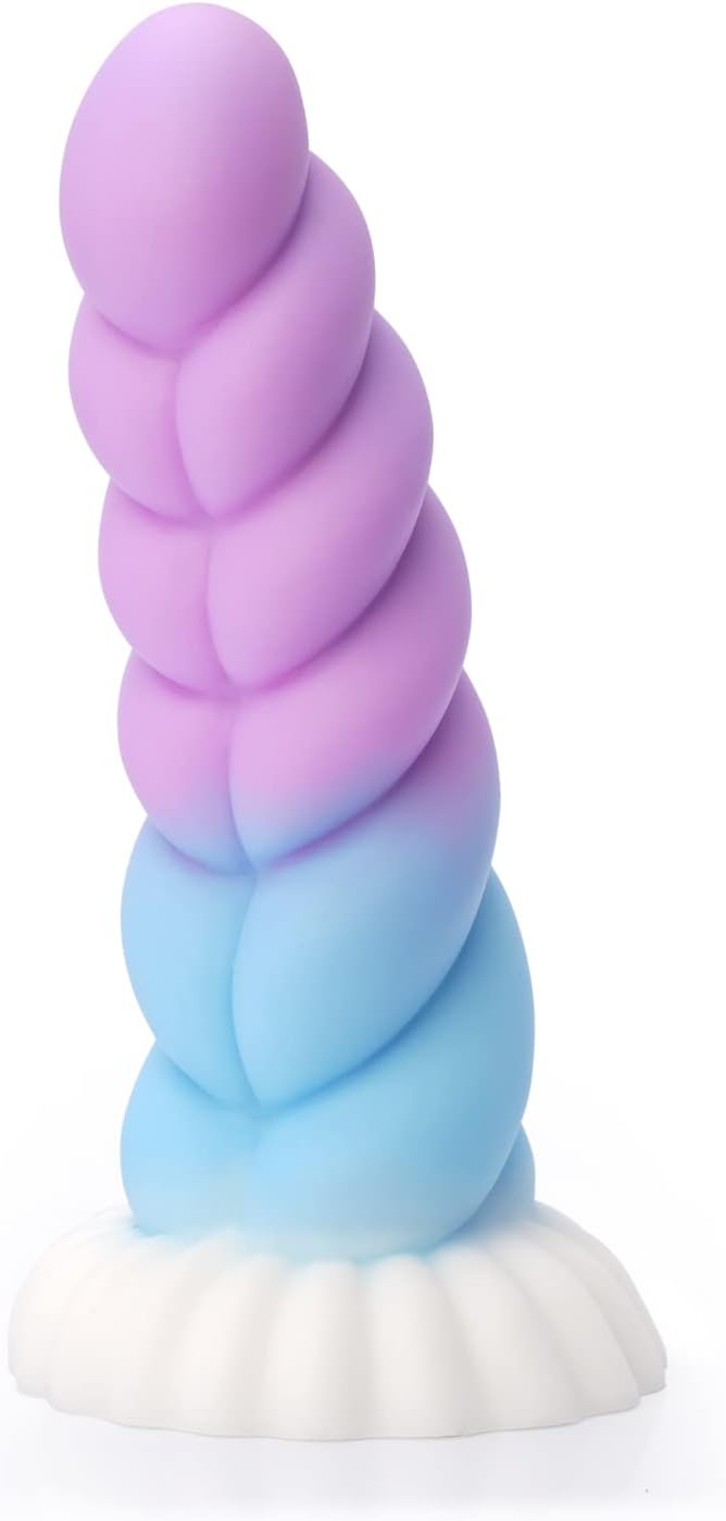 41pRuzkVnlL._AC_SL1500_.jpg Realistic Monster Silicone Dildo - 7.8" Shaped Liquid Dildo with Strong Suction Cup, Huge Thick Sex Toy for Women, Anal Plug Adult Prostate Massager Sex Toy - Image 1