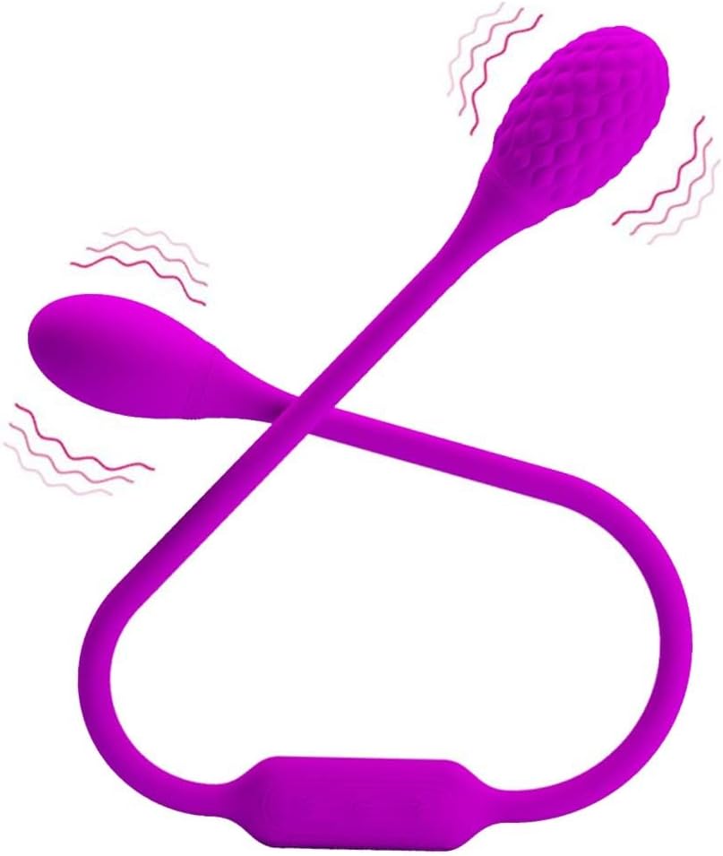 51EJ-Yydr9L._AC_SL1001_.jpg Double-Headed G-Spot Bullet Vibrator - Double-Sided Silicone Vibrating Egg/Ball, Female and Lesbian Adult Sex Toy, Anal Prostate Vibrator, Female Adult Erotic Toy - Image 1