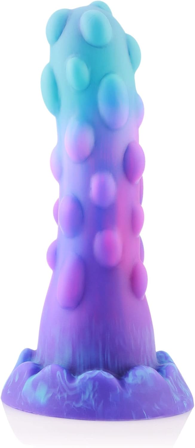 51T2P4oMpzL._AC_SL1500_.jpg Monster Dildo Fantasy Dildo Slim Beginner Dildo, Lifelike Soft Silicone Knot Thin Dildos, Realistic Small Penis with Suction Cup, Sex Toys for Men and Women - Image 1