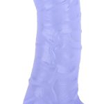 7 Inch Realistic Soft Dildo with Skin Feeling, Beginner Anal Dildo for G-spot Stimulation, Body-Safe Material Fake Penis with Powerful Suction Cup for Hands-Free Play, TPE Sex Toys for Adult (Blue)