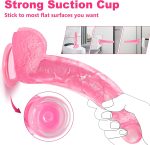 9.25 Inch Realistic Dildo Adult Sex Toys for Women Men, Lifelike G Spot Clitoral Black Huge Dildo with Strong Suction Cup for Hands-Free Play, Flexible  Anal Toys for Lesbian Strap-on G-Spot Dildos - Image 2
