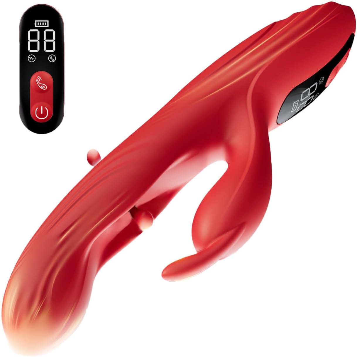 51mxEgTWAqL._AC_SL1280_.jpg 2026 Newly Electric Adult Toy for Women Realistic Silicone Wand Thrusting Stimulation with Cup for Thumb-Grip Push-Style Massage (red) - Image 1