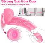9.25 Inch Realistic Dildo Adult Sex Toys for Women Men, Lifelike G Spot Clitoral Black Huge Dildo with Strong Suction Cup for Hands-Free Play, Flexible  Anal Toys for Lesbian Strap-on G-Spot Dildos - Image 2