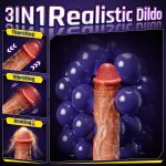 Thrusting Dildo Adult Vibrator - 2026 with 9 vibrations and 9 thrusts and heating, soft and realistic G-spot vibrator, male sex toy, suitable for couples. - Image 2
